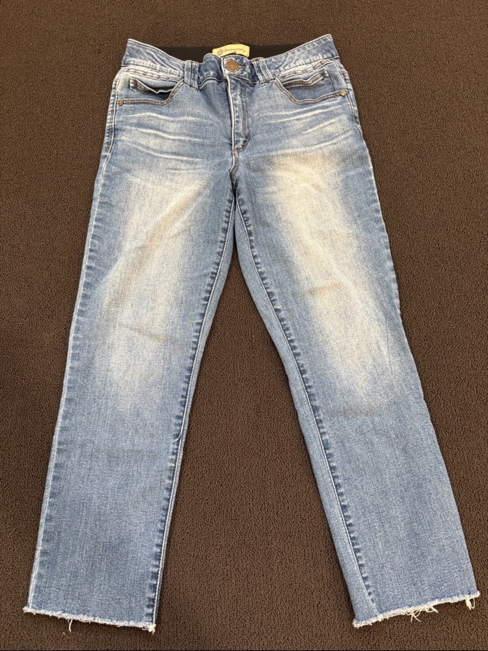 Light Blue Women's Straight-Leg Jeans